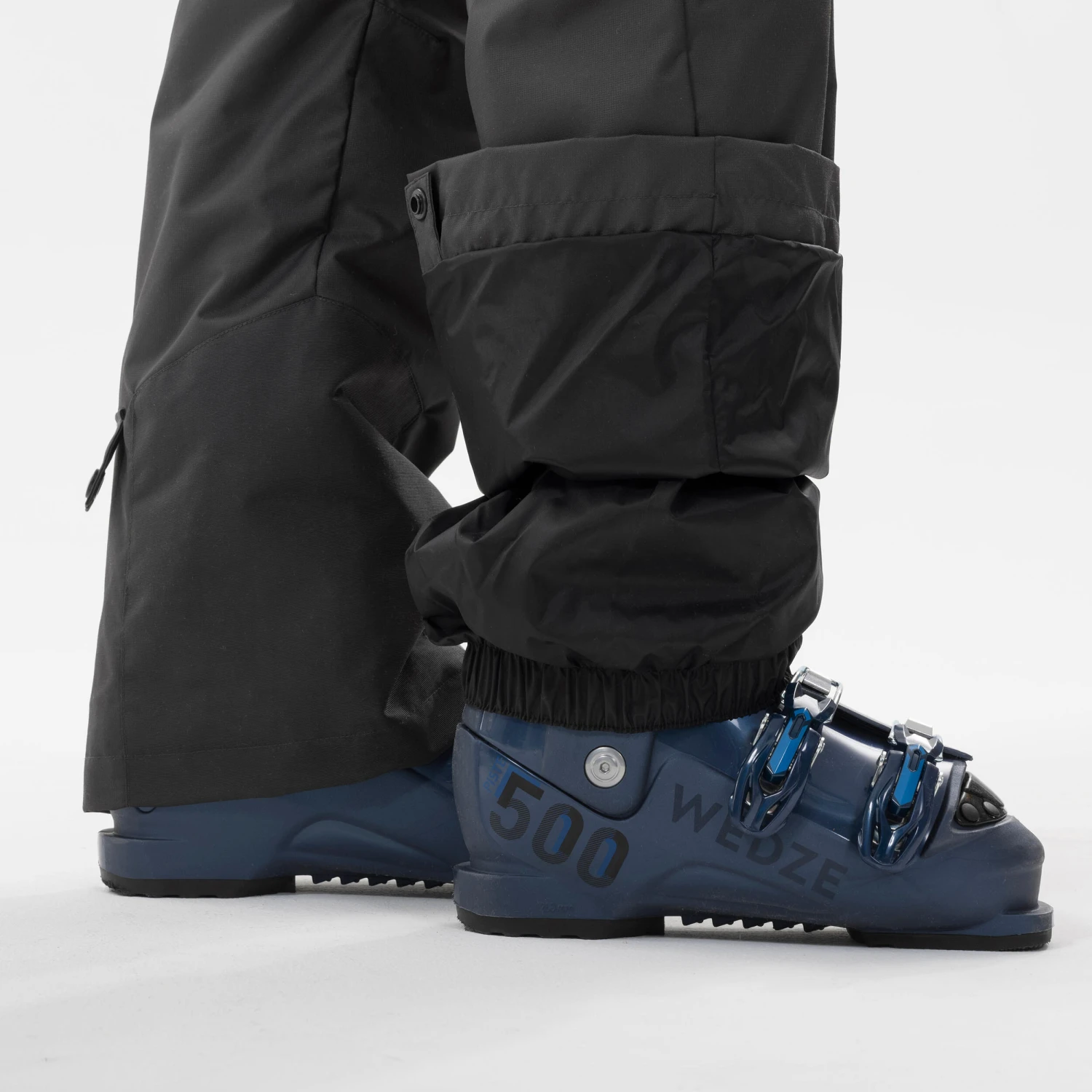 WEDZE KIDS’ WARM AND WATERPROOF SKI SUIT 500 GREY 9 WEDZE KIDS’ WARM AND WATERPROOF SKI SUIT 500 GREY - Image 9