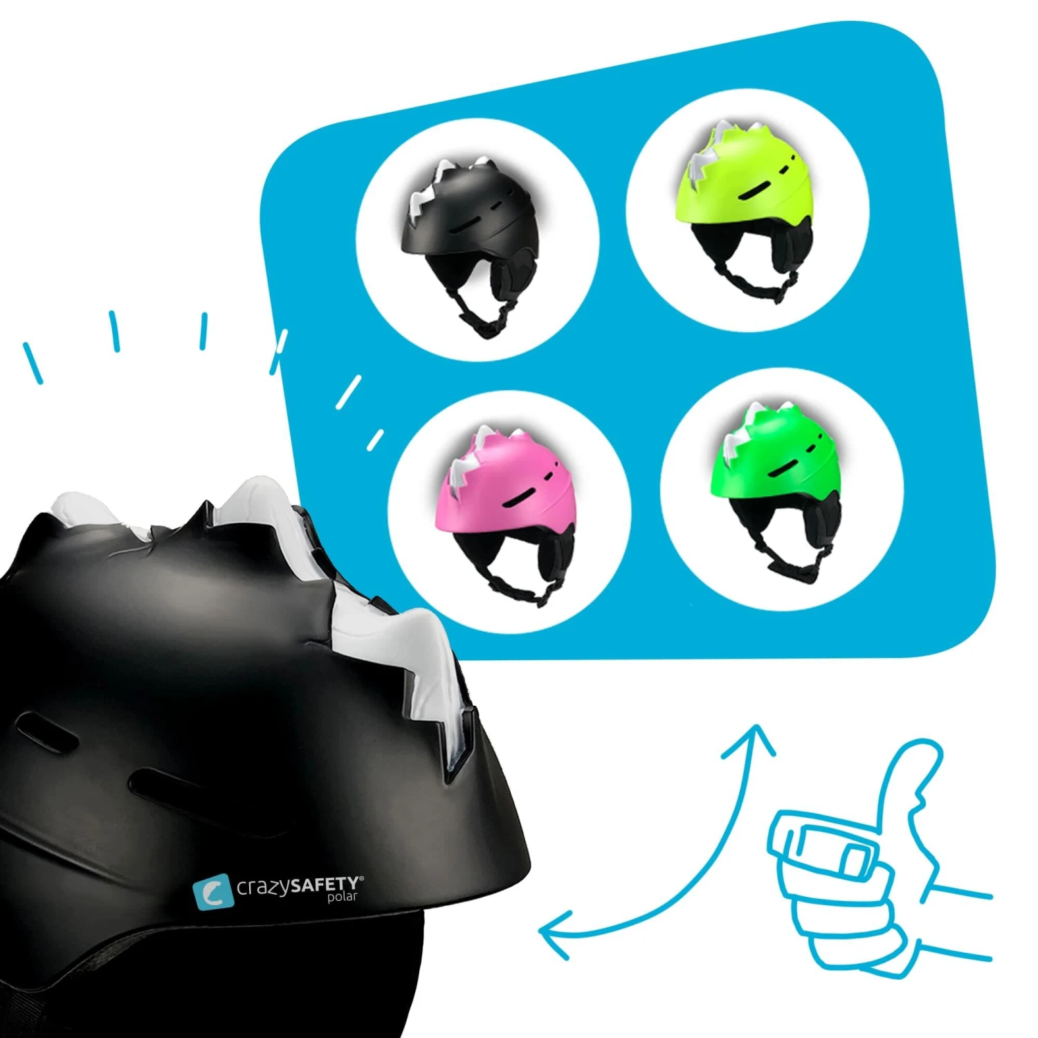 Ski Helmet For Teens And Adults | Matt Black | Crazy Safety | EN 1077 Certified 4 Ski Helmet For Teens And Adults | Matt Black | Crazy Safety | EN 1077 Certified - Image 4