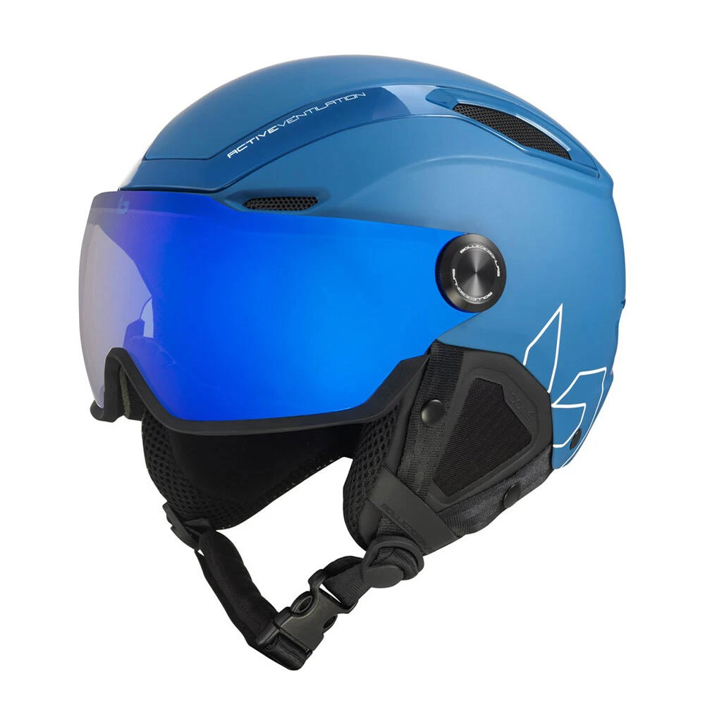 BOLLE V-LINE ADULT VISOR SNOW HELMET 1 BOLLE V-LINE ADULT VISOR SNOW HELMET