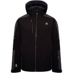 Dare 2b Mens Intermit III Ski Jacket (Black/Ebony Grey)