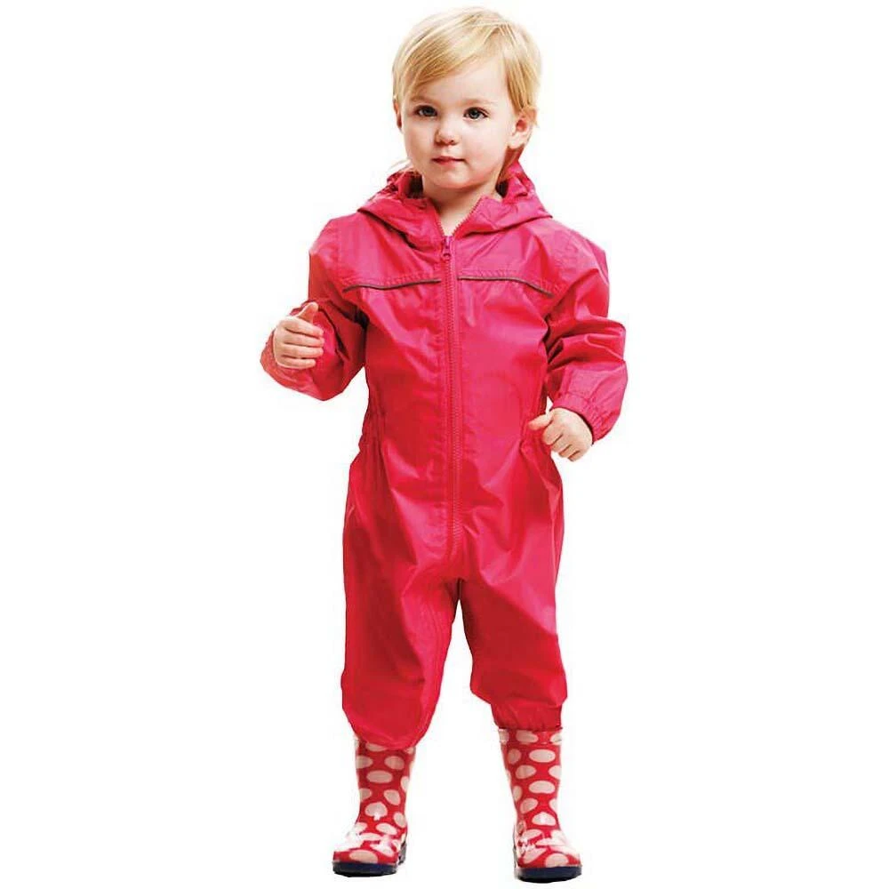 Regatta Professional Junior Childrens/Kids Paddle Rainsuit (Classic Red) 4 Regatta Professional Junior Childrens/Kids Paddle Rainsuit (Classic Red) - Image 4