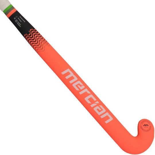 Mercian Genesis CF25 Adult Composite Hockey Stick, Pale/Coral/Carbon 1 Mercian Genesis CF25 Adult Composite Hockey Stick, Pale/Coral/Carbon