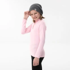 WEDZE Kids’ Ski Base Layer Top - BL 500 1/2 Zip -Ski Sale Store k1c3d904c711d3460d98ae51cc64d241e