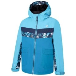 Dare 2b Childrens/Kids Remarkable II Printed Ski Jacket (River Blue/Fjord) -Ski Sale Store k1fb7a4284fa8876f86b1723ceb62d157