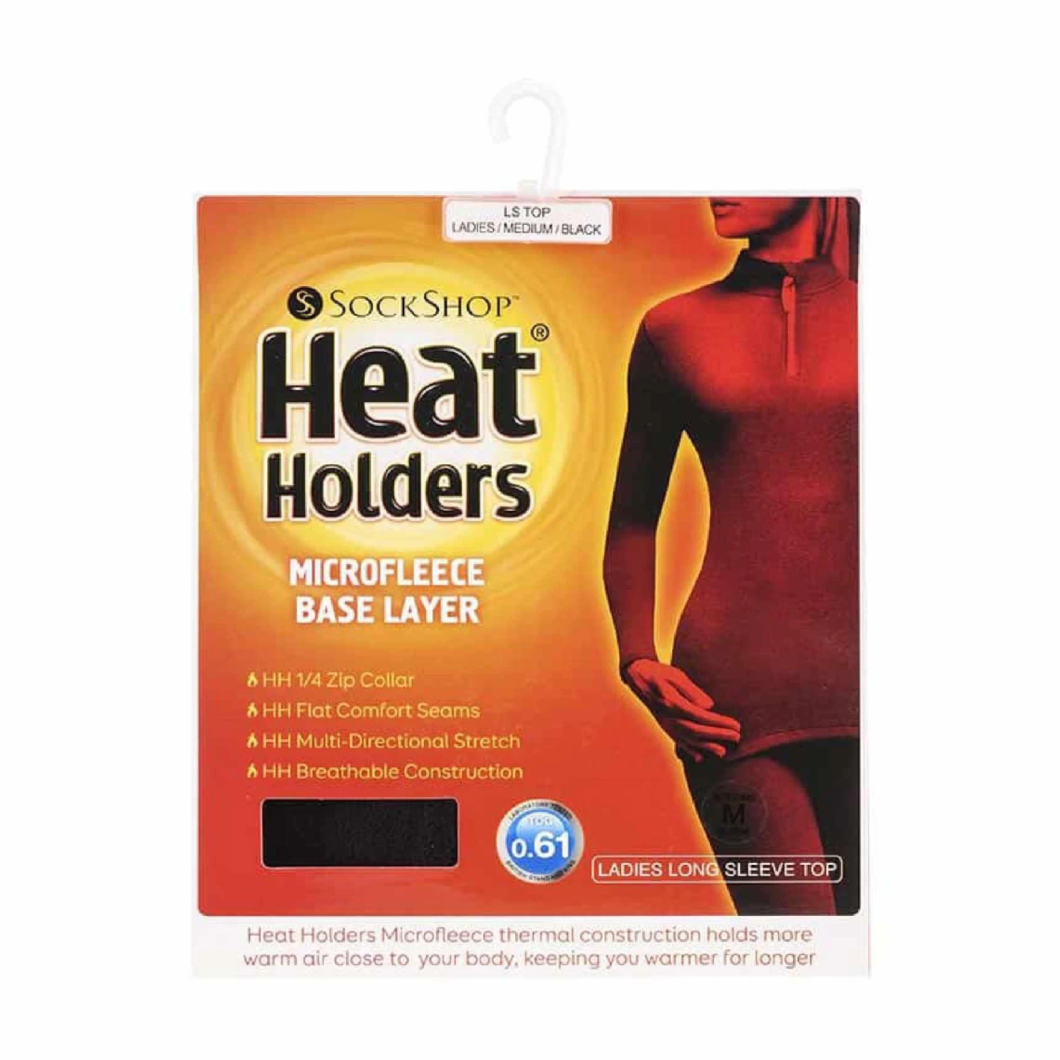 Ladies Microfleece Winter 1/4 Zip Thermal Underwear Long Sleeve Top 2 Ladies Microfleece Winter 1/4 Zip Thermal Underwear Long Sleeve Top - Image 2