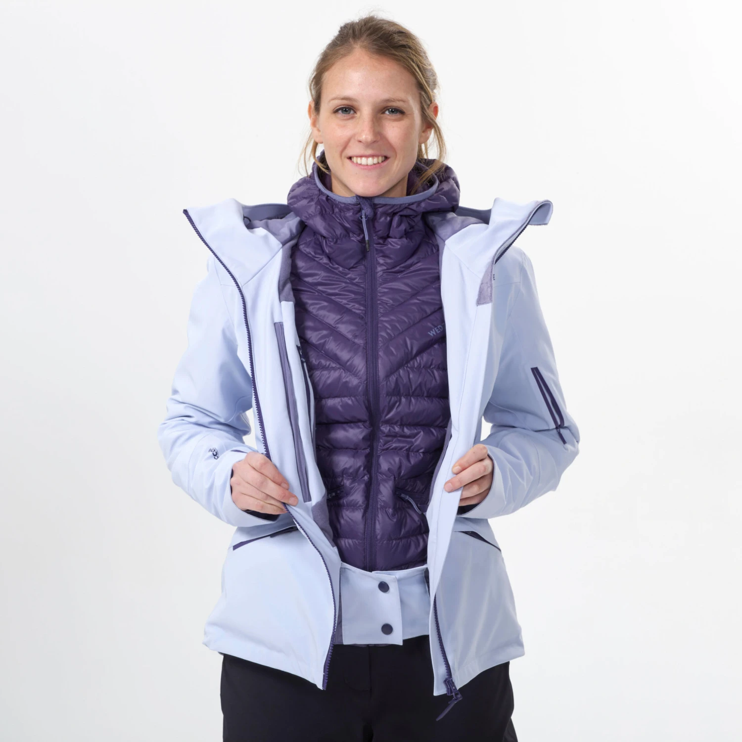 WEDZE WOMEN’S SKI JACKET + LINER JACKET 980 12 WEDZE WOMEN’S SKI JACKET + LINER JACKET 980 - Image 12