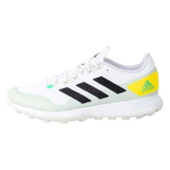 ADIDAS Adult High-Intensity Hockey Shoes Zone Dox 2.0 - White/Mint