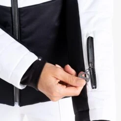 Dare 2b Womens/Ladies Dynamical Quilted Ski Jacket (White/Black) -Ski Sale Store k3a9829d5535ed67ae192fb40ee35f3ea