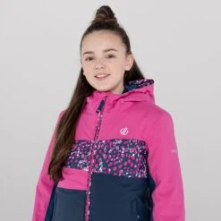 Dare 2b Childrens/Kids Humour Leopard Print Waterproof Ski Jacket (Raspberry Rose) -Ski Sale Store k3b8c2c0ea6da3311b3c6013ded5f5de9