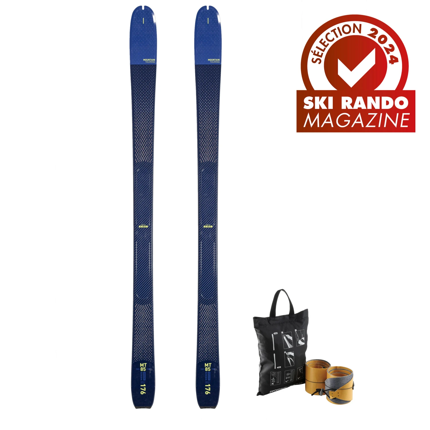 WEDZE TOURING SKI - MT85 + SKINS 1 WEDZE TOURING SKI - MT85 + SKINS