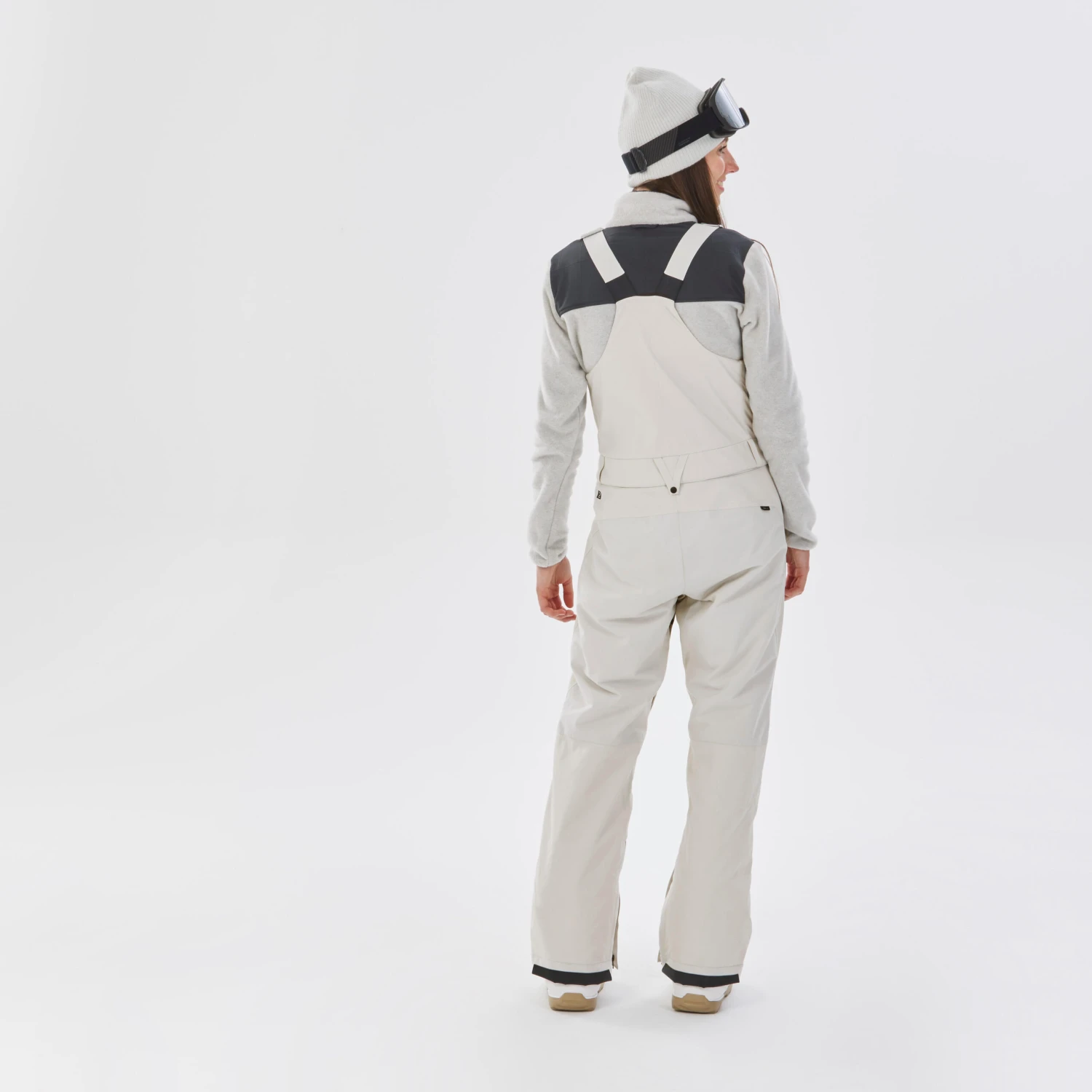 Women's Waterproof Snowboard Salopettes SNB BIB 900 3 Women's Waterproof Snowboard Salopettes SNB BIB 900 - Image 3