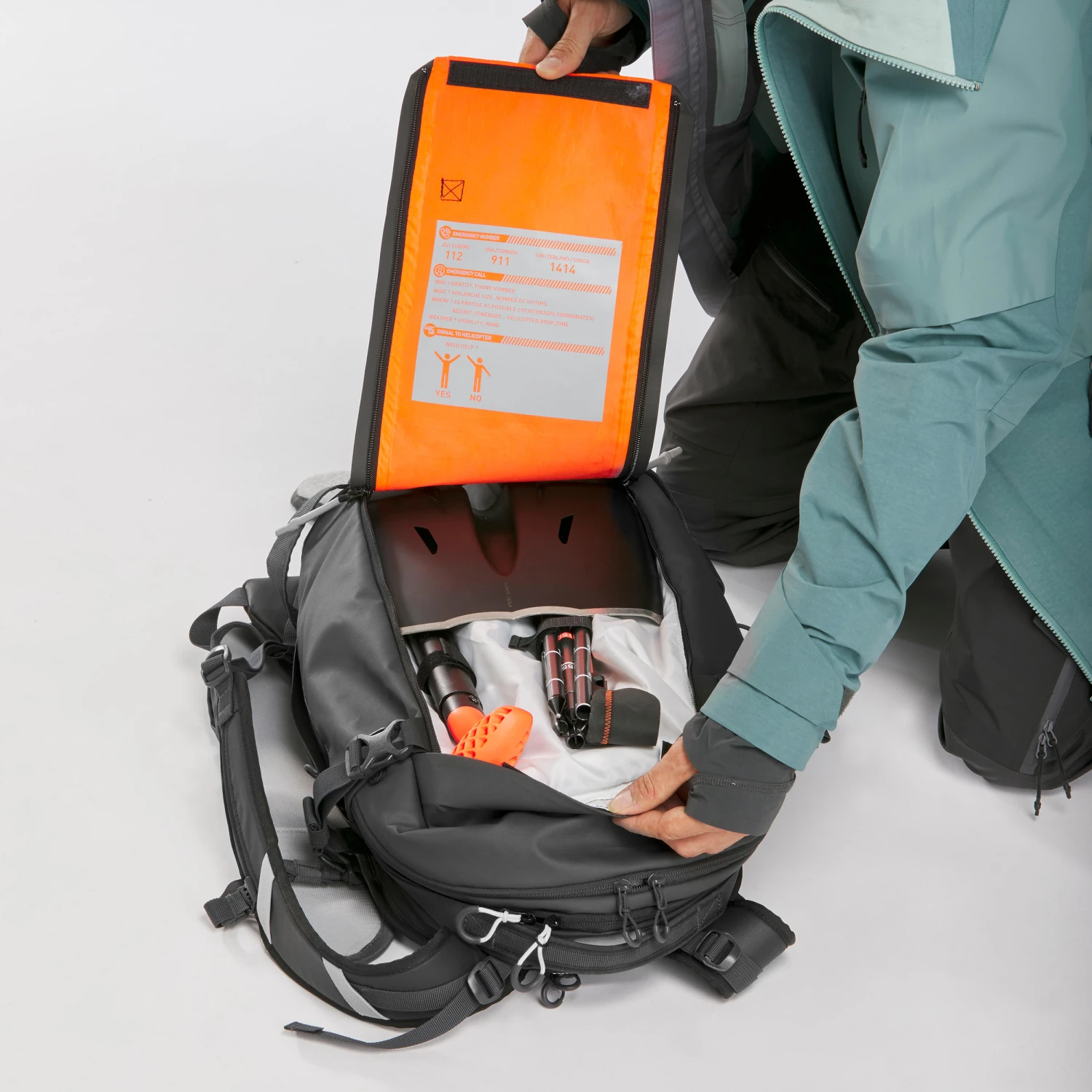 WEDZE Ski Snowboard Freeride Backpack – FR500 DEFENSE L/XL 8 WEDZE Ski Snowboard Freeride Backpack – FR500 DEFENSE L/XL - Image 8