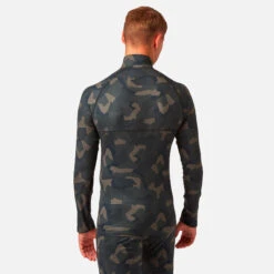 Bodyfit Limited Edition Zip Neck Forest Geo Camo -Ski Sale Store k446a04a960a9f746b30c386c7ccc330b