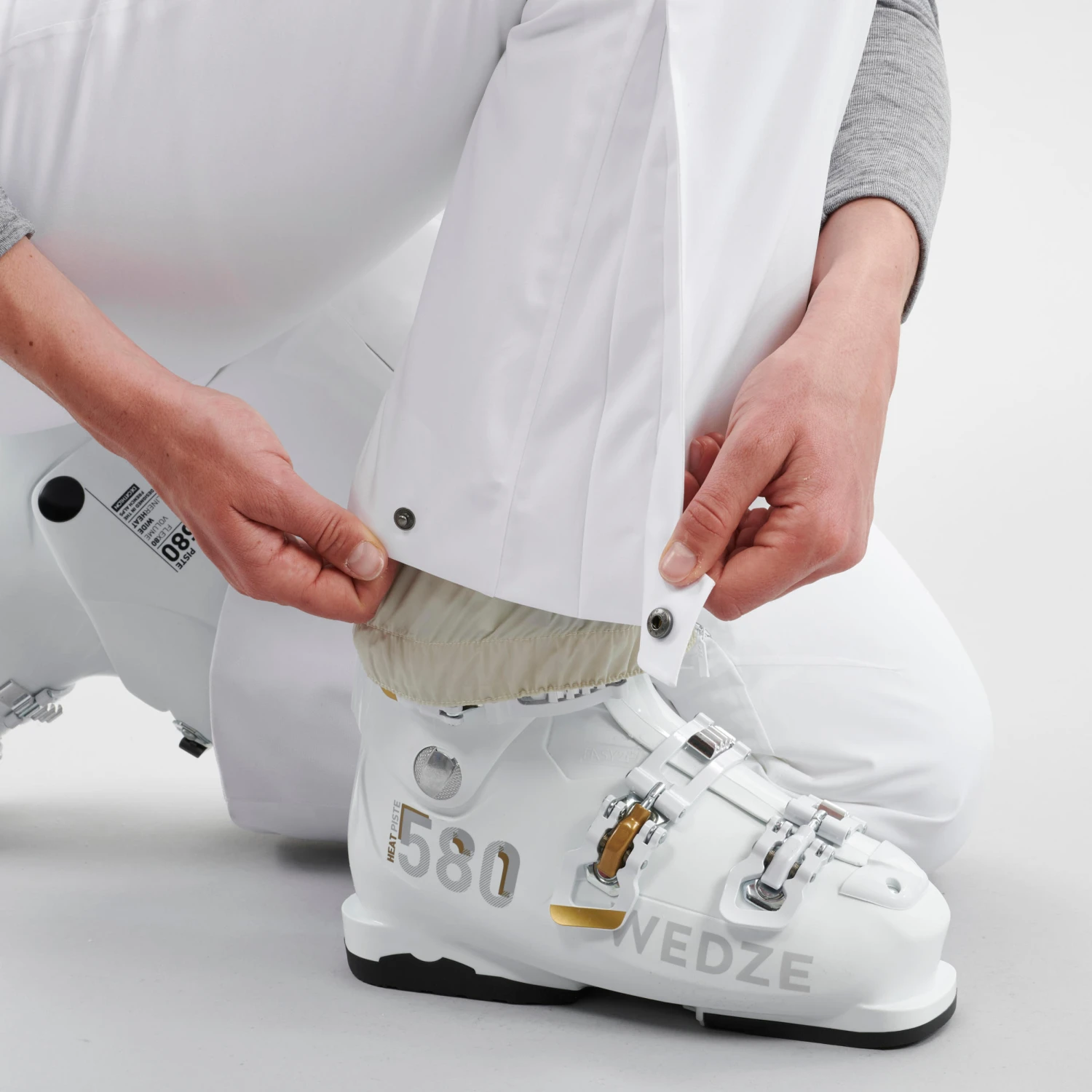 WEDZE Women's Warm Ski Trousers 580 7 WEDZE Women's Warm Ski Trousers 580 - Image 7