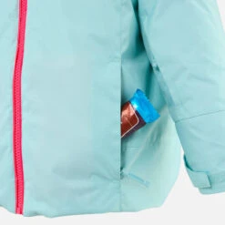 WEDZE KIDS' WARM AND WATERPROOF SKI JACKET 500 PULL'N FIT RED / NAVY -Ski Sale Store k4c1484572f1981bdf7ddbb7b0a5dd01a