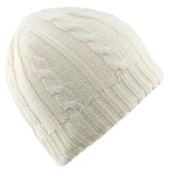 WEDZE KIDS SKI HAT CABLE KNIT ECRU -Ski Sale Store k5266b4743c0c48e71ea609087dcb8588