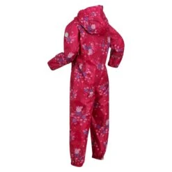 Regatta Childrens/Kids Pobble Peppa Pig Floral Waterproof Puddle Suit (Pink Fusion) -Ski Sale Store k5950f065550a13b286fb2c6d4e2dc162