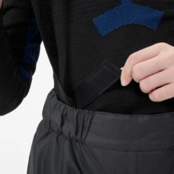 WEDZE KIDS’ WARM AND WATERPROOF SKI TROUSERS 100 DARK GREY -Ski Sale Store k5afbd484434bd42069130f2c36a9109f