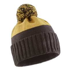 WEDZE KIDS SKI HAT - GRAND NORD - GREY OCHRE TWO