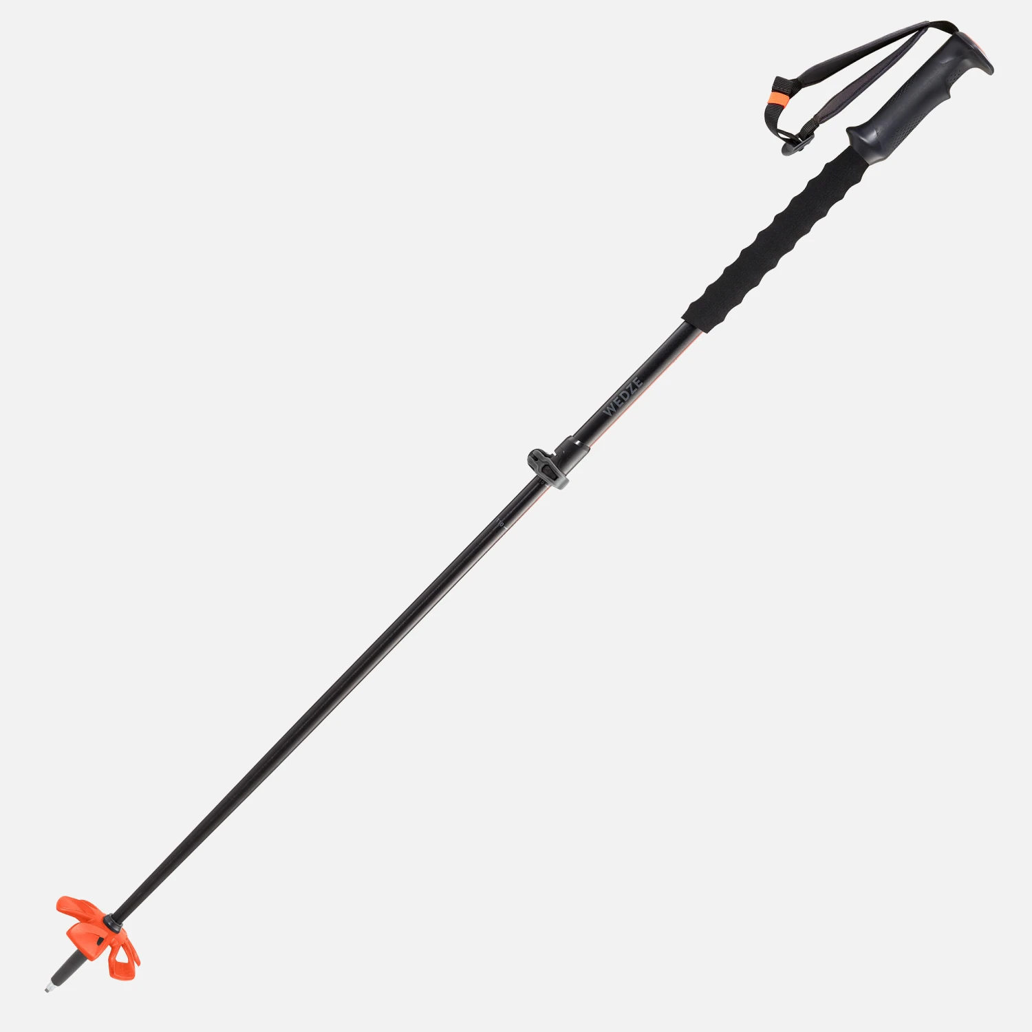 WEDZE TELESCOPIC FREERIDE SKI POLES 2 WEDZE TELESCOPIC FREERIDE SKI POLES - Image 2