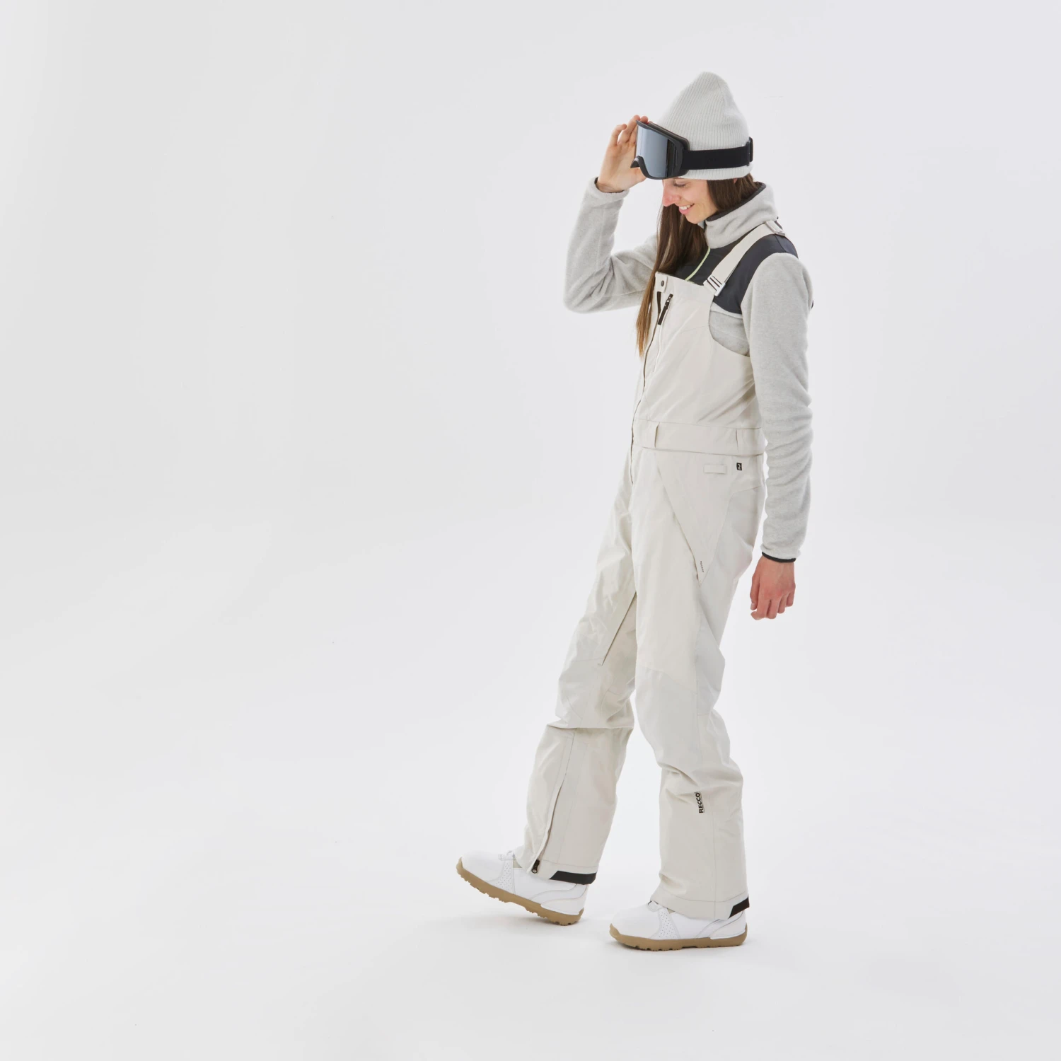 Women's Waterproof Snowboard Salopettes SNB BIB 900 2 Women's Waterproof Snowboard Salopettes SNB BIB 900 - Image 2