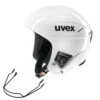 SKI CLUB COMPETITION HELMET WITH UVEX RACE+ CHINSTRAP WHITE