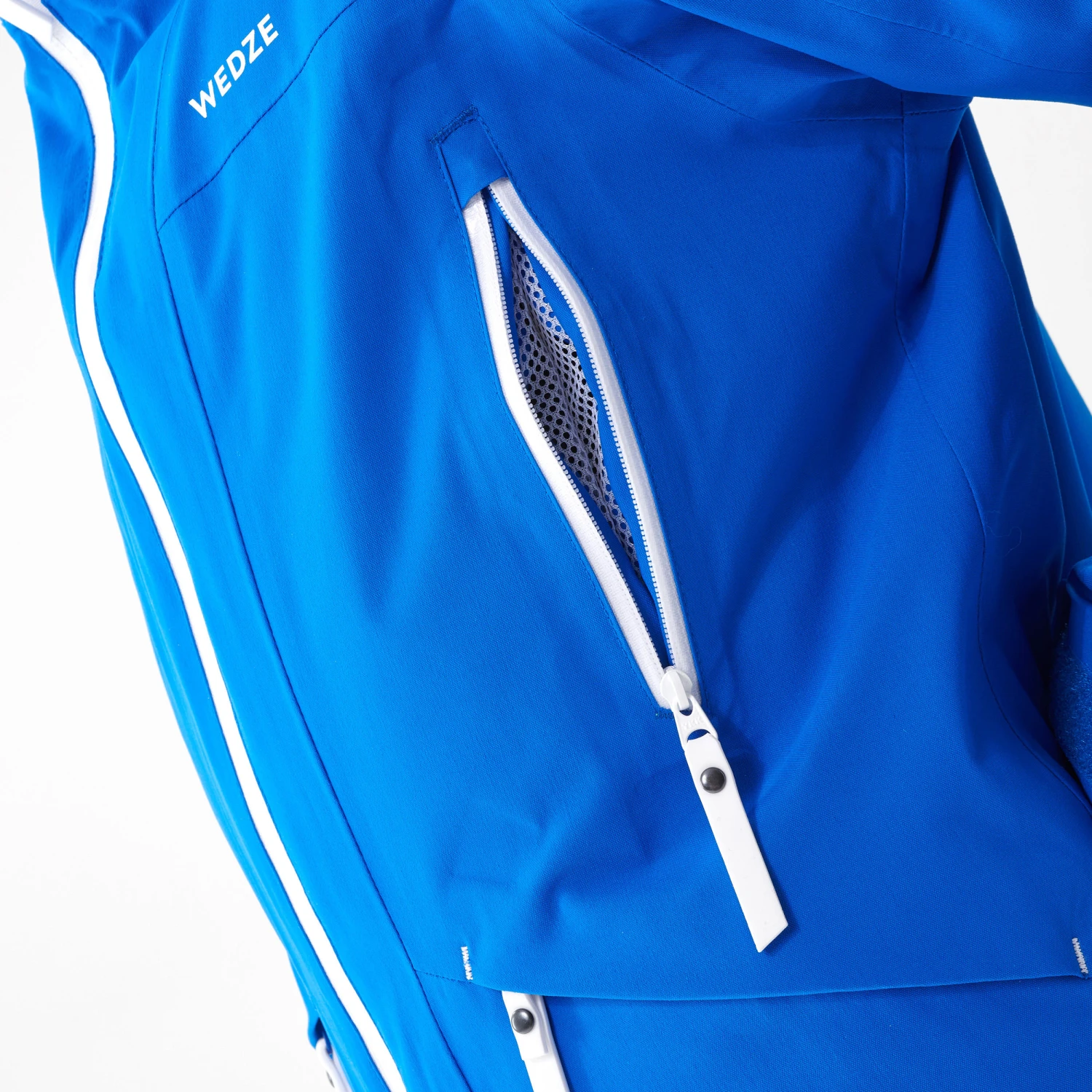 WEDZE KIDS’ WARM AND WATERPROOF SKI JACKET 900 BLUE 9 WEDZE KIDS’ WARM AND WATERPROOF SKI JACKET 900 BLUE - Image 9
