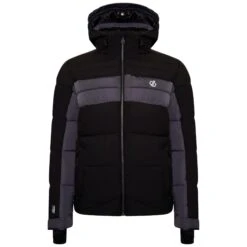 Dare 2b Mens Denote Waterproof Ski Jacket (Black/Ebony Grey)