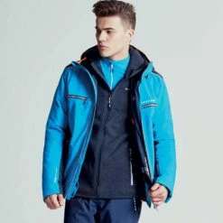Dare 2b Mens Regression Ski Jacket (Methyl Blue/Outerspace Blue)