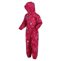 Regatta Childrens/Kids Pobble Peppa Pig Floral Waterproof Puddle Suit (Pink Fusion) -Ski Sale Store k7e71076a21939d6526b2350f3230b704