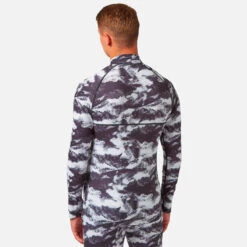 Bodyfit Limited Edition Zip Neck Forest Geo Camo -Ski Sale Store k840cb05dda4c1e0221b2999346d1d320
