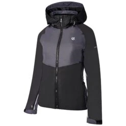 Regatta Womens/Ladies Radiate II Waterproof Ski Jacket (Black/Ebony Grey) 7 Regatta Womens/Ladies Radiate II Waterproof Ski Jacket (Black/Ebony Grey) -Ski Sale Store k850fb73837c163a9c4e61f4ab599e25c