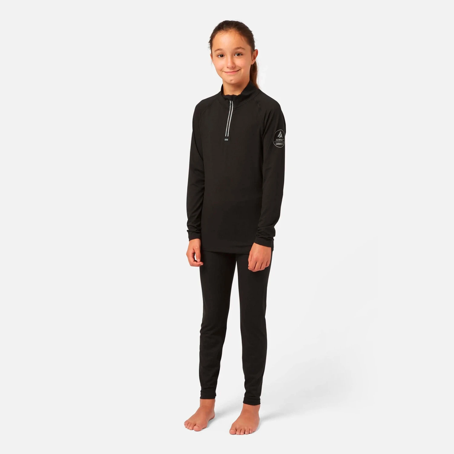 Cozy Zip Neck Black 5 Cozy Zip Neck Black - Image 5