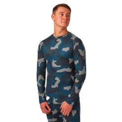 Bodyfit Limited Edition Crewneck Forest Geo Camo -Ski Sale Store k9284aa58977eef460e4e2ea65ca150a4