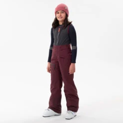 WEDZE KIDS’ SKI TROUSERS WITH BACK PROTECTOR - FR900 -Ski Sale Store k92c4b9bfe91897208b7c12ebf2a6d692