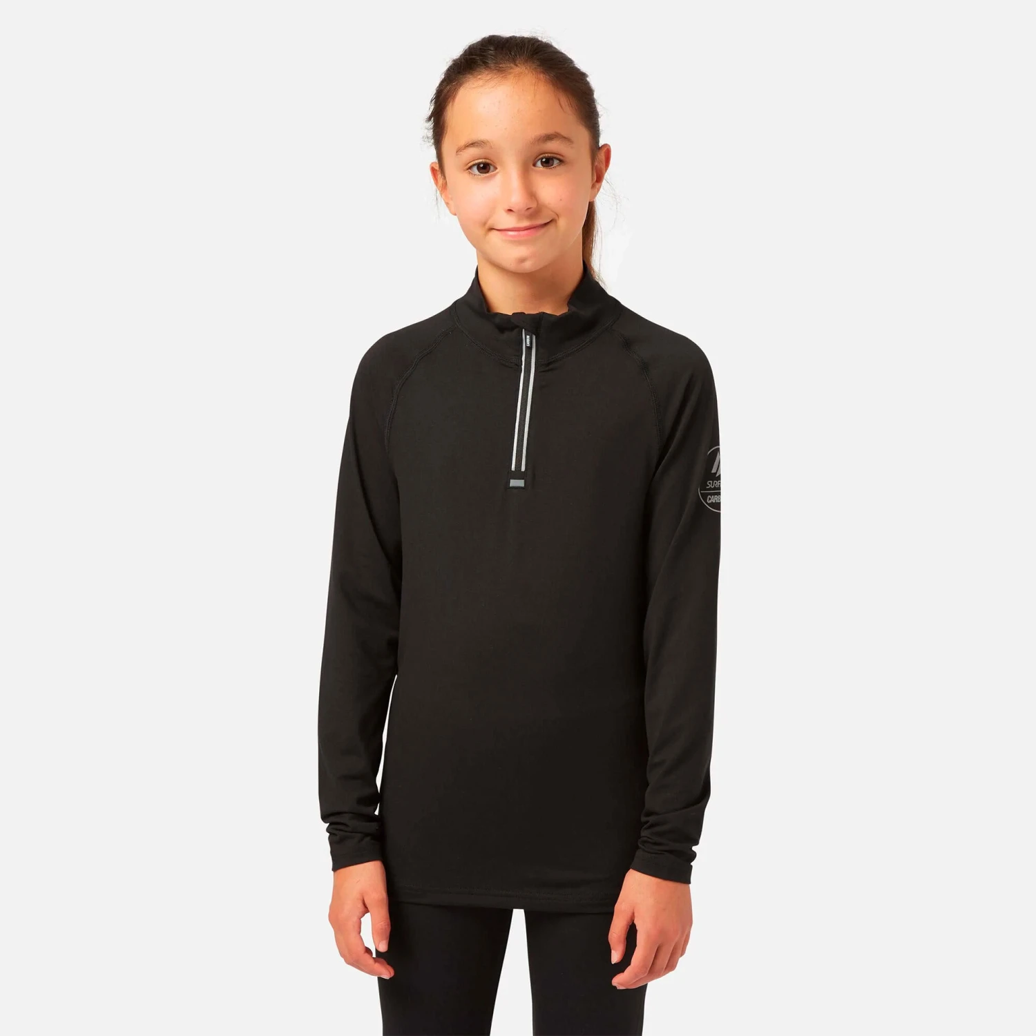 Cozy Zip Neck Black 4 Cozy Zip Neck Black - Image 4