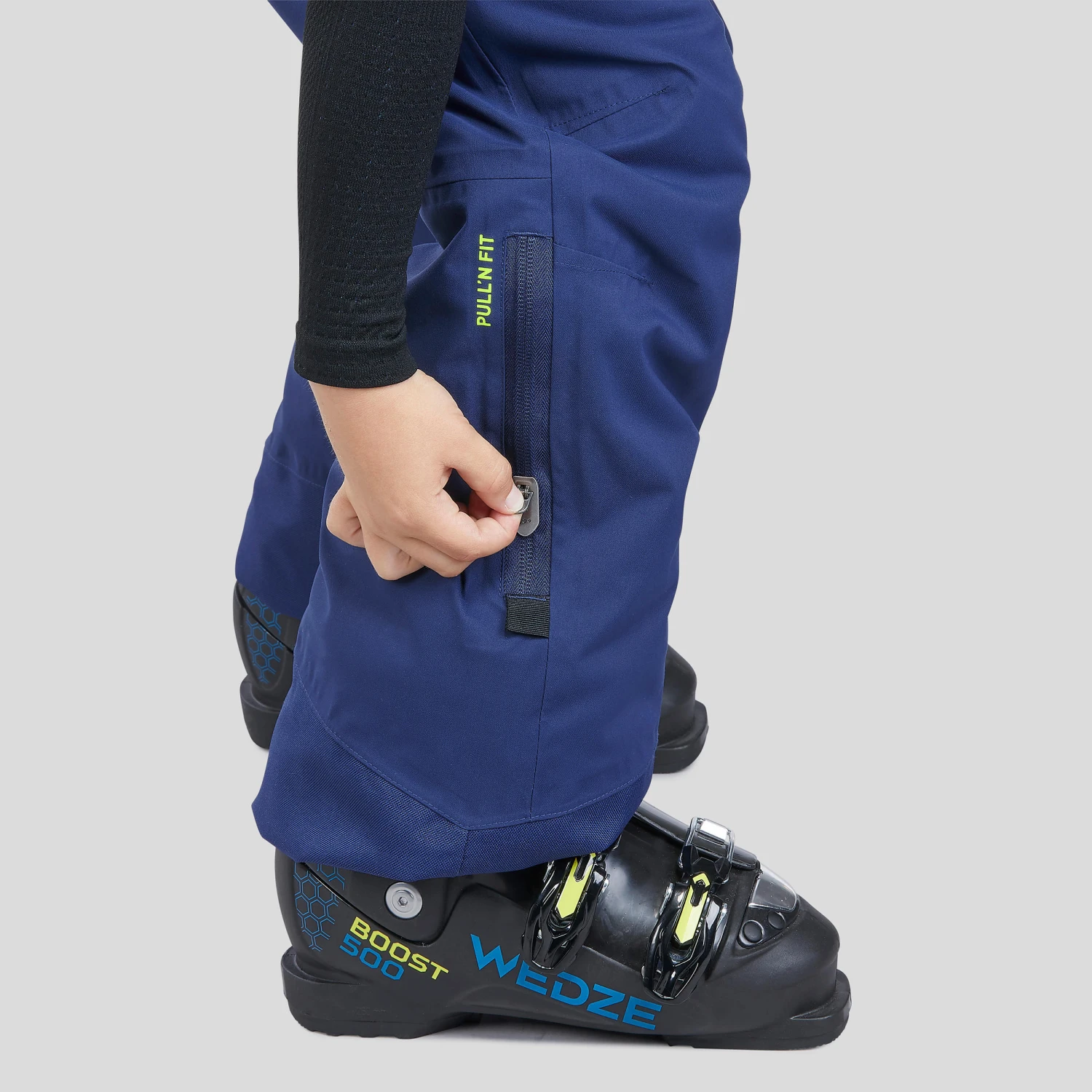 WEDZE REFURBISHED CHILDRENS SKI TROUSERS - NAVY BLUE 7 WEDZE REFURBISHED CHILDRENS SKI TROUSERS - NAVY BLUE - Image 7