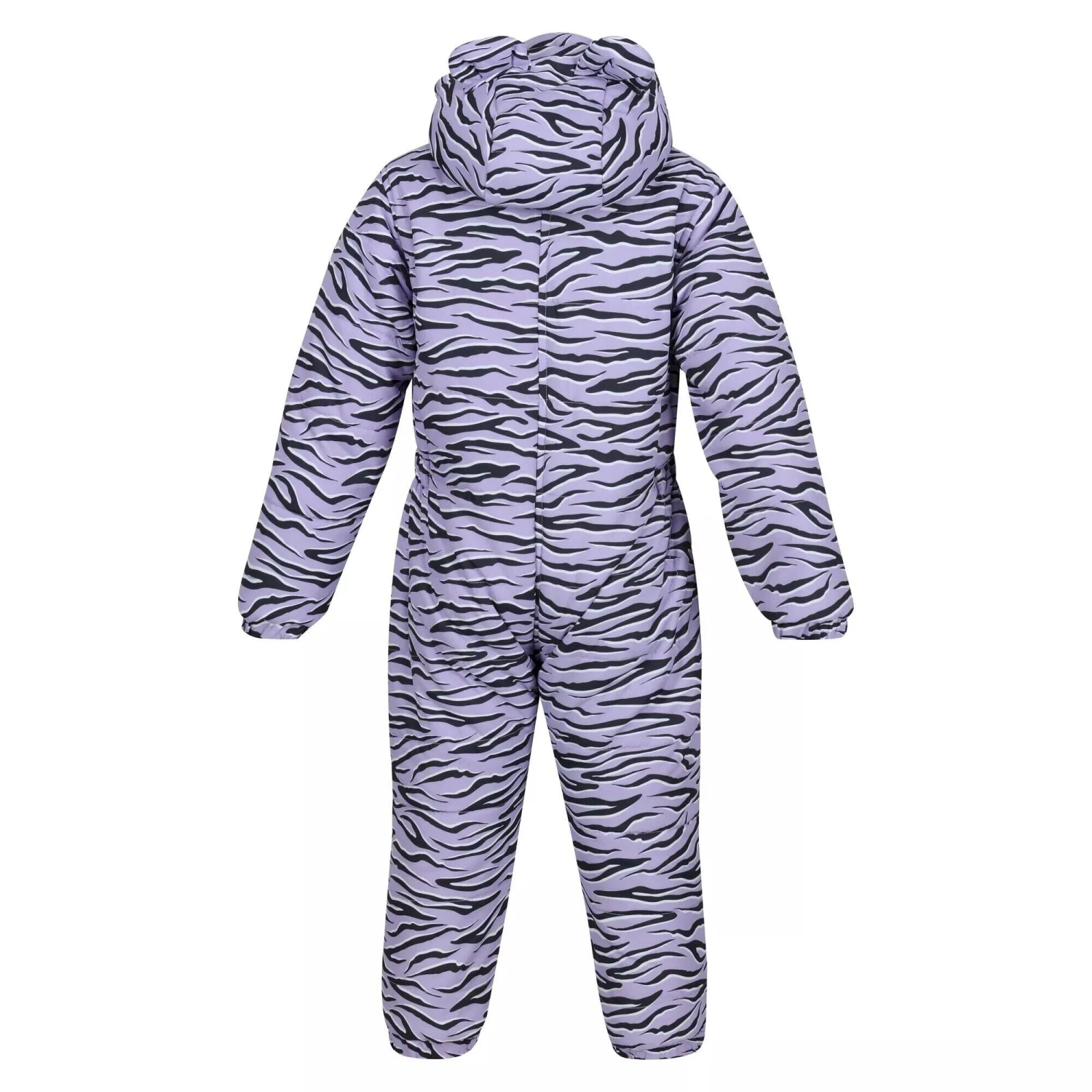 Regatta Childrens/Kids Penrose Zebra Print Puddle Suit (Pansy) 2 Regatta Childrens/Kids Penrose Zebra Print Puddle Suit (Pansy) - Image 2