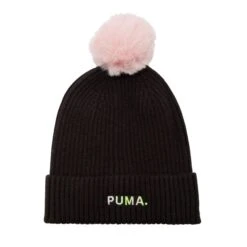 Puma Womens/Ladies Shift Beanie (Black/Rose Pink)