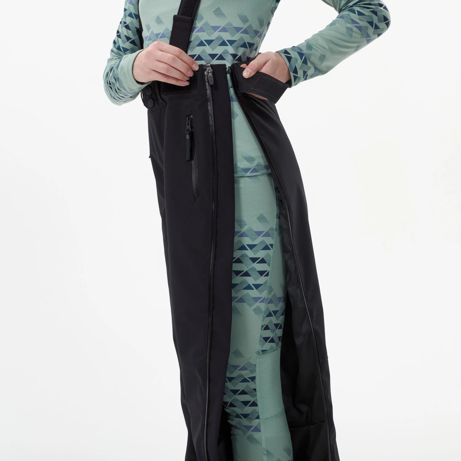 WEDZE KIDS’ REMOVABLE SKI CLUB COMPETITION TROUSERS - 980 6 WEDZE KIDS’ REMOVABLE SKI CLUB COMPETITION TROUSERS - 980 - Image 6