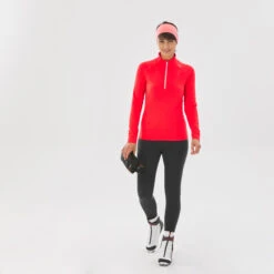 WOMEN’S LONG-SLEEVED WARM T-SHIRT - XC S TS 100 -Ski Sale Store k9b69321eeb56a25e73f75cc315334851