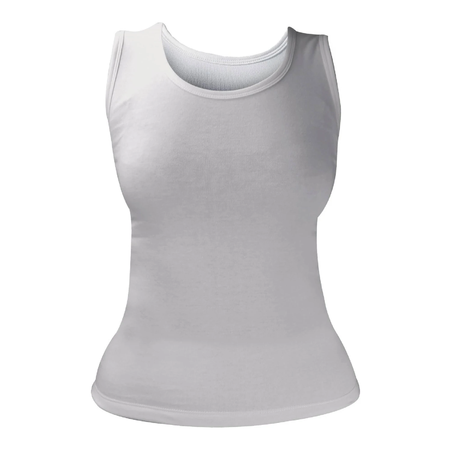 Ladies Cotton Winter Thermal Underwear Sleeveless Top Vest 3 Ladies Cotton Winter Thermal Underwear Sleeveless Top Vest - Image 3