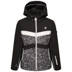 Dare 2b Girls Belief II Ski Jacket (Black/White)
