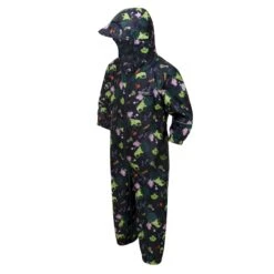 Regatta Childrens/Kids Pobble Peppa Pig Tractor Waterproof Puddle Suit (Navy) -Ski Sale Store kb1e15fe6599b9fd324ee865a87b8314f