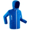 WEDZE KIDS’ WARM AND WATERPROOF SKI JACKET 900 BLUE