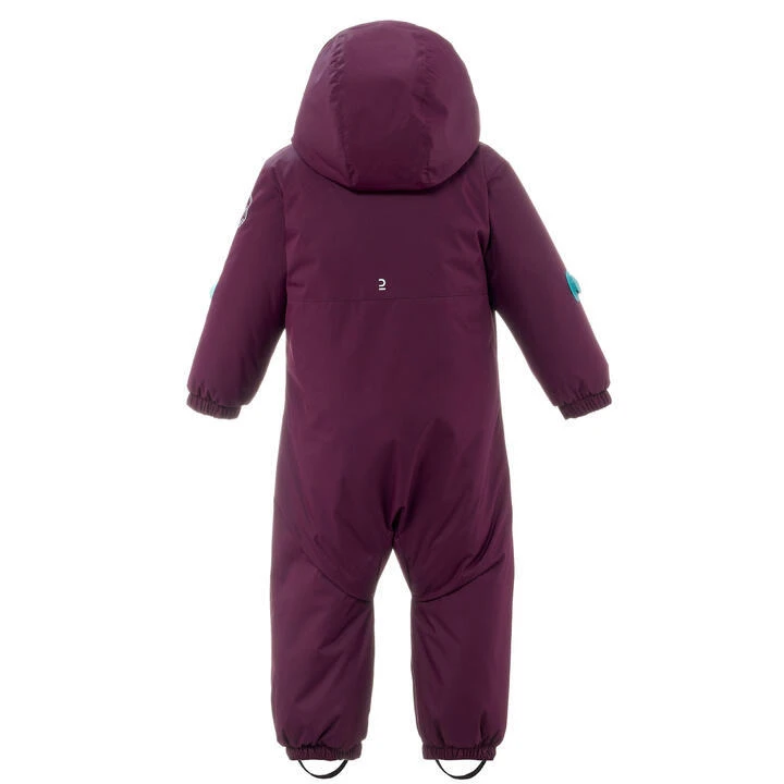 WEDZE REFURBISHED BABY SKI SUIT - WARM LUGIKLIP PURPLE 5 WEDZE REFURBISHED BABY SKI SUIT - WARM LUGIKLIP PURPLE - Image 5