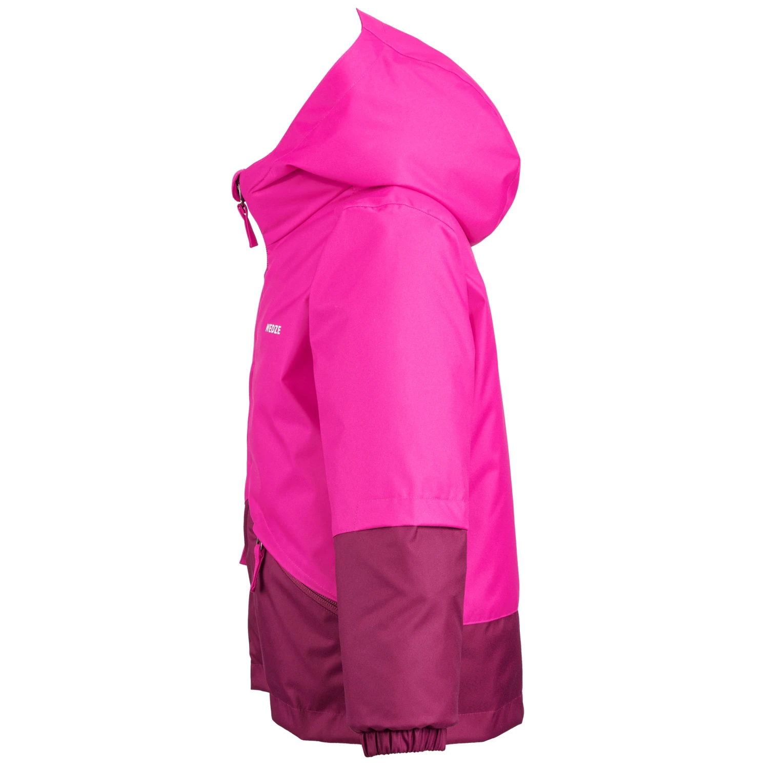 WEDZE Kids’ Warm And Waterproof Ski Jacket – 100 Pink 4 WEDZE Kids’ Warm And Waterproof Ski Jacket – 100 Pink - Image 4