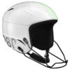 WEDZE Kids’ FIS Competition Ski Helmet With Chin Guard - White