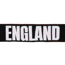 UMBRO 22/23 England Rugby Scarf (Black/Fiery Red) -Ski Sale Store kbe7669badd38c660c68220041295ec3a