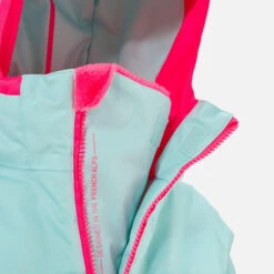 WEDZE KIDS' WARM AND WATERPROOF SKI JACKET 500 PULL'N FIT RED / NAVY -Ski Sale Store kc13c9850472271d96a441992d811fc37